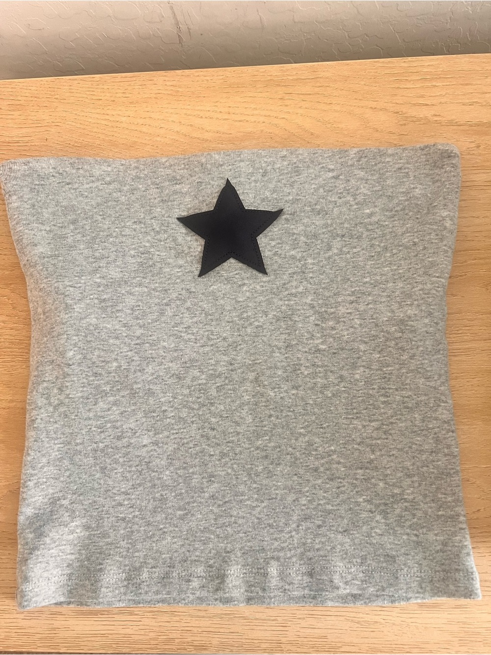 Gray Tube Top with Star
